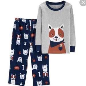 Toddler Boy Carter's Top & Microfleece Bottoms
